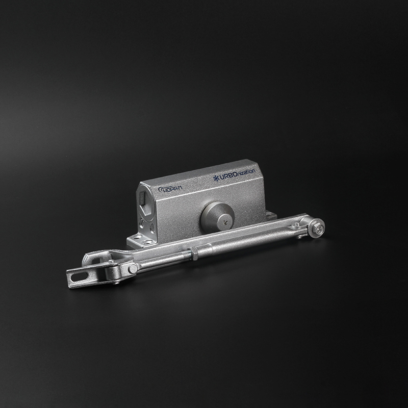 Доводчик дверной с фиксацией 510F URBOnization цвет Серебро Нора-М