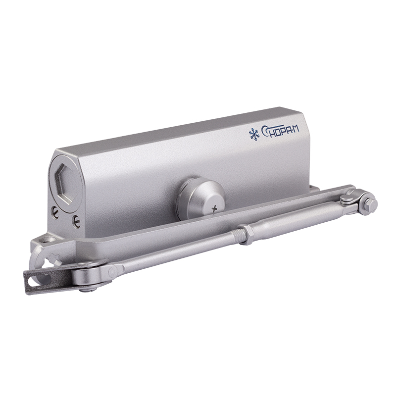 Доводчик дверной с задержкой закрывания 740 DA от 60 до 110 кг цвет Серебро Нора-М