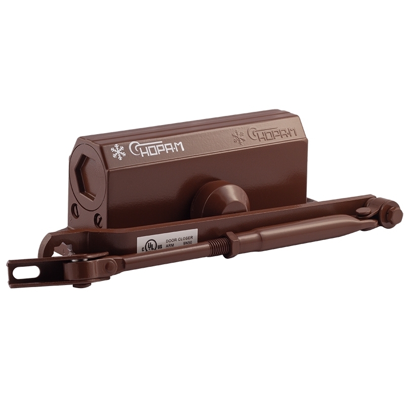 Доводчик дверной 3S мал. цвет Коричневый Нора-М